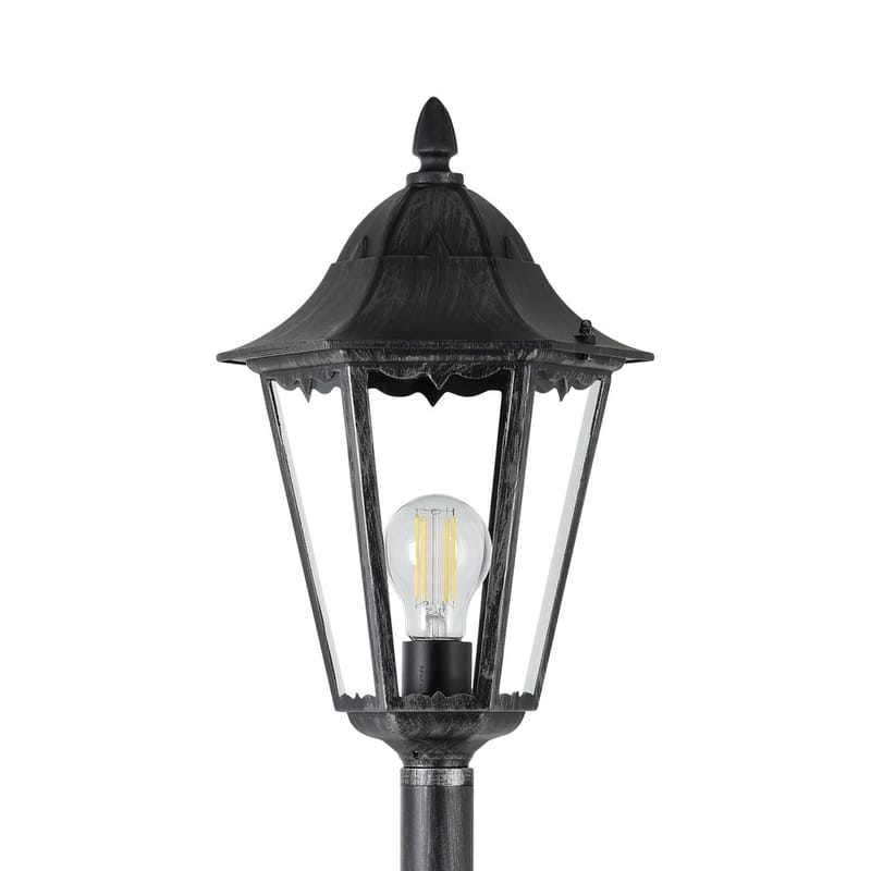 Hagelykt Navedo - Svart/Sølvpatina, 1200 mm - Belysning - Utebelysning - Stolpelykt & portlykt