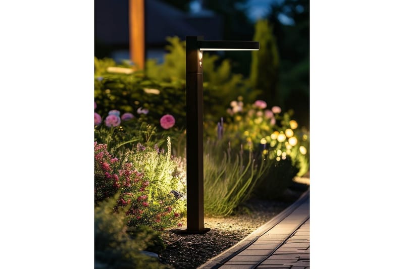 Hydra LED Solcellebelysning 50 cm - Svart - Belysning - Utebelysning - Solcelle utelys & solcellelamper
