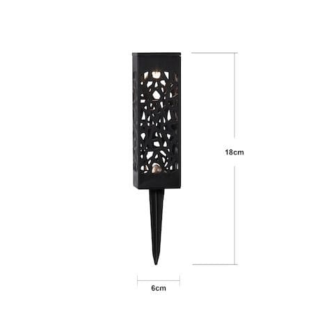 Izola 2-pakning solcelledekorasjon 18 cm - svart - Belysning - Utebelysning - Solcelle utelys & solcellelamper