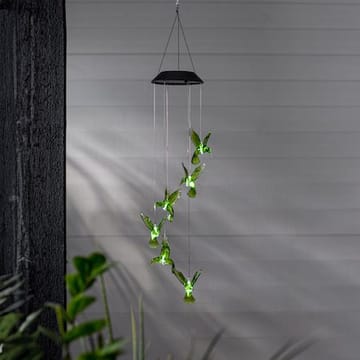 Kolibri solcelledekorasjon 70 cm - grønn - Belysning - Utebelysning - Solcelle utelys & solcellelamper