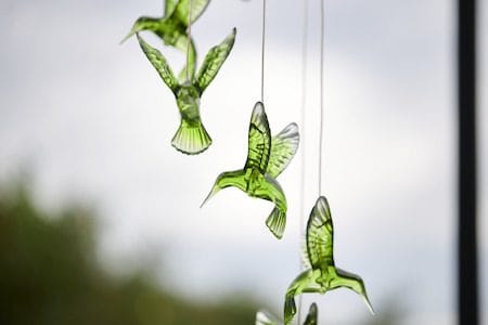 Kolibri solcelledekorasjon 70 cm - grønn - Belysning - Utebelysning - Solcelle utelys & solcellelamper