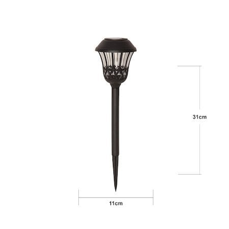 Lace 4-pakning solcellepullerter 31 cm - svart - Belysning - Utebelysning