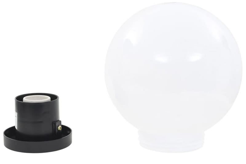Lampesett LED 2 stk sfrisk 20 cm PMMA - Utebelysning - Pullert
