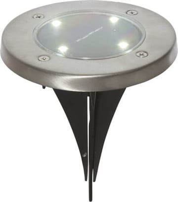 Lawnlight 3-pakning solcellespotlight 11,5 cm - sølv - Belysning - Utebelysning - Solcelle utelys & solcellelamper