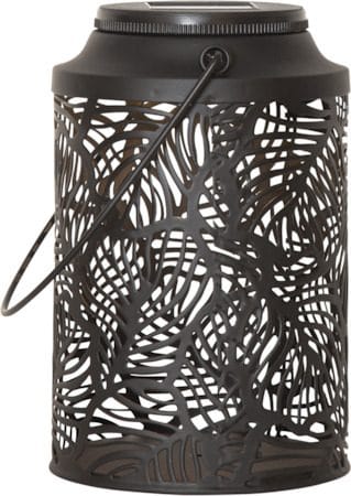 Leafy solcellelykt 11,5 cm - svart - Belysning - Utebelysning - Solcelle utelys & solcellelamper