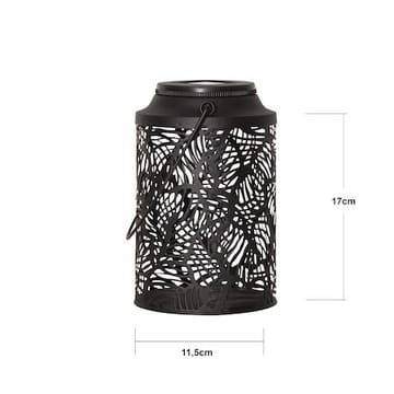Leafy solcellelykt 11,5 cm - svart - Belysning - Utebelysning - Solcelle utelys & solcellelamper