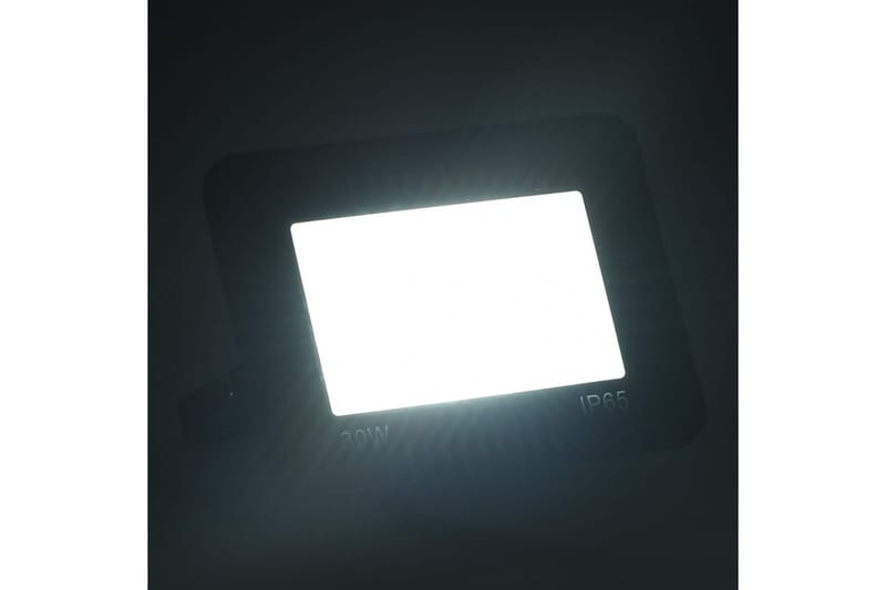LED-flomlys 30 W kaldhvit - Svart - Belysning - Utebelysning