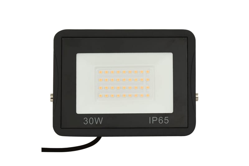 LED-flomlys 30 W kaldhvit - Svart - Belysning - Utebelysning