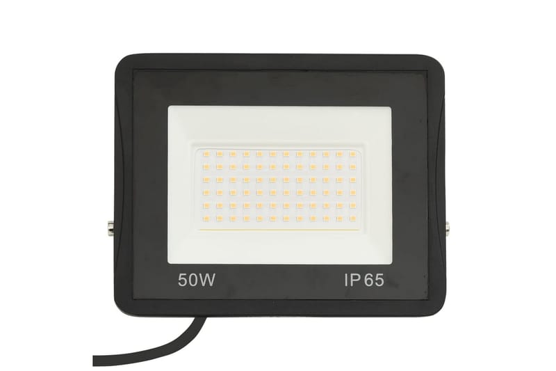 LED-flomlys 50 W kaldhvit - Svart - Lyskaster - Utebelysning - Fasadebelysning