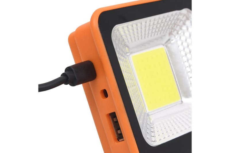 LED-flomlys ABS 5 W kaldhvit - Svart - Fasadebelysning - Utebelysning - Lyskaster