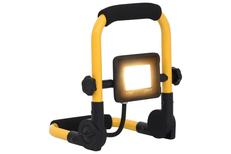 LED-flomlys med håndtak 10 W - Svart - Belysning - Utebelysning