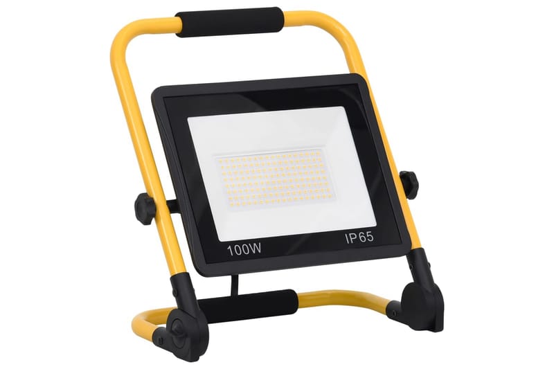 LED-flomlys med håndtak 100 W kaldhvit - Svart - Belysning - Utebelysning