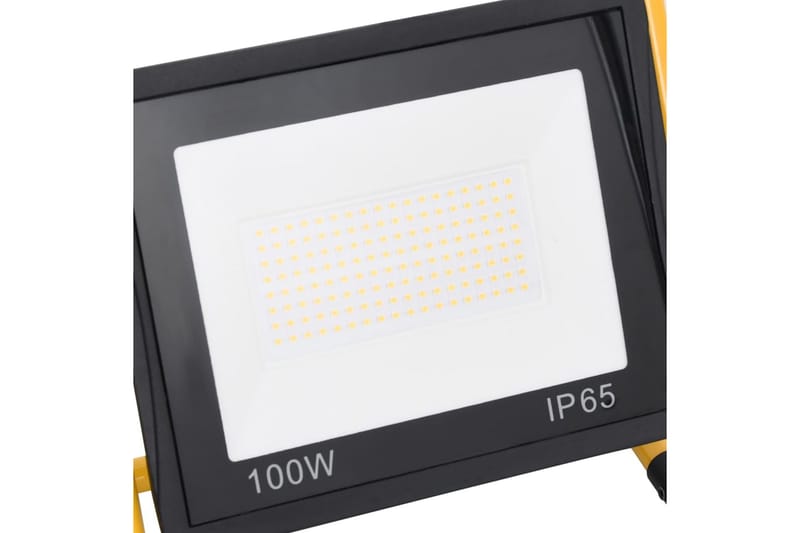 LED-flomlys med håndtak 100 W kaldhvit - Svart - Belysning - Utebelysning
