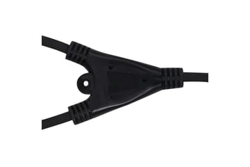 LED-flomlys med håndtak 2x10 W kaldhvit - Svart - Belysning - Utebelysning
