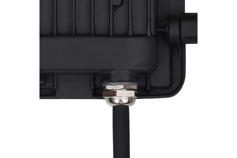 LED-flomlys med håndtak 2x20 W kaldhvit - Svart - Belysning - Utebelysning