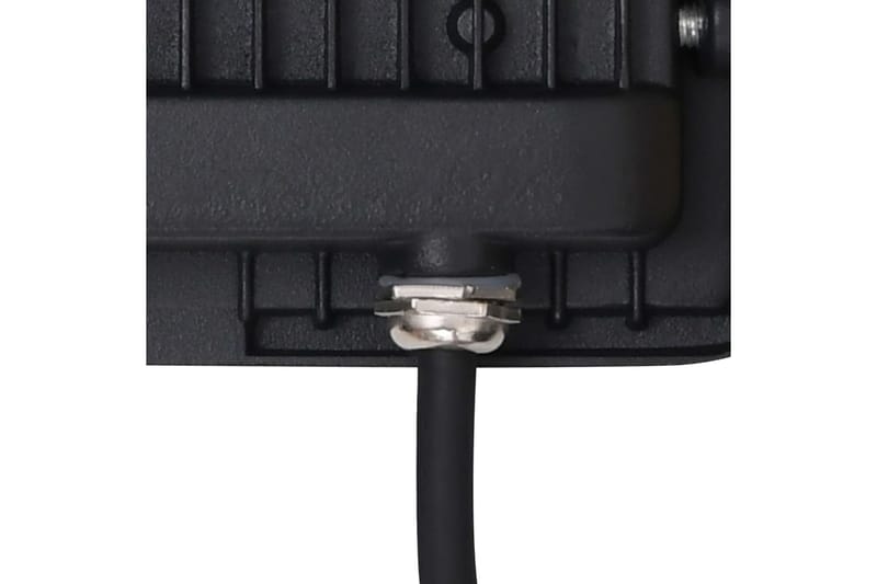 LED-flomlys med håndtak 2x30 W varmhvit - Svart - Belysning - Utebelysning