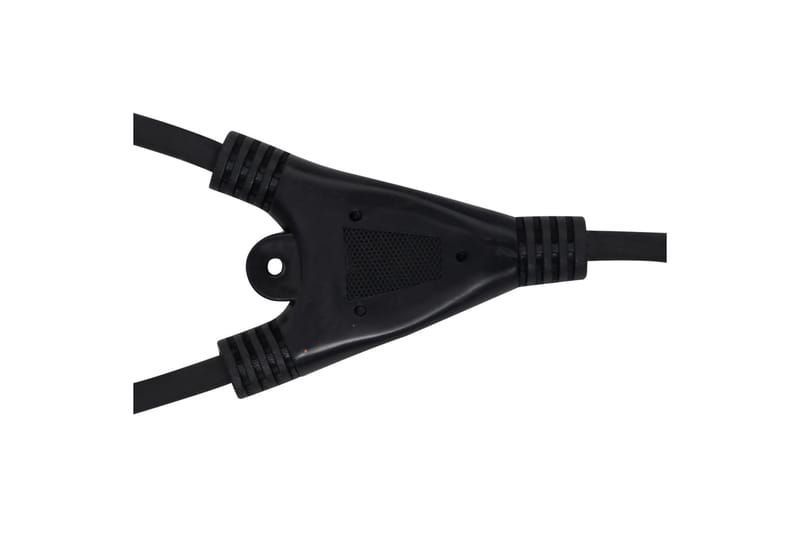 LED-flomlys med håndtak 2x30 W varmhvit - Svart - Belysning - Utebelysning