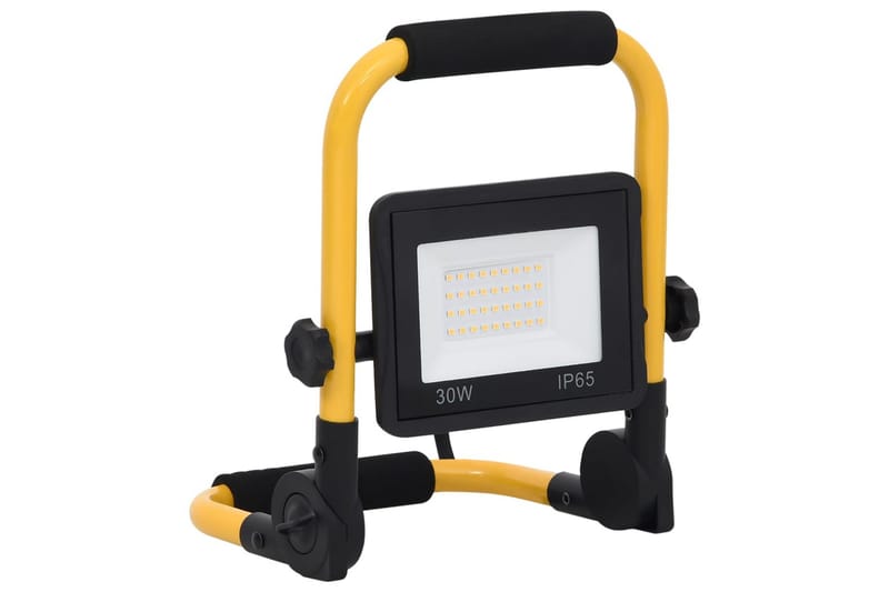 LED-flomlys med håndtak 30 W varmhvit - Svart - Belysning - Utebelysning