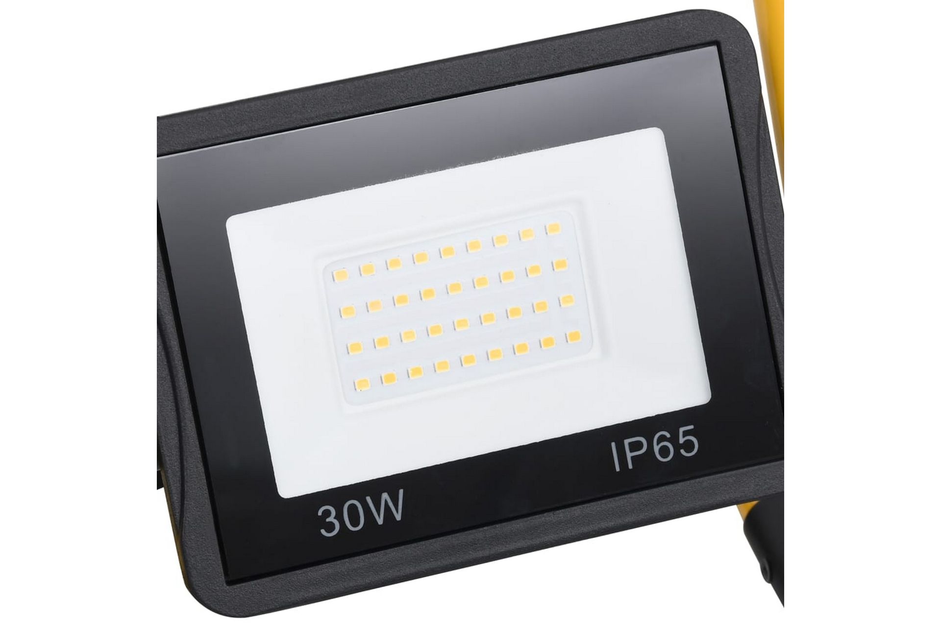 LED-flomlys med håndtak 30 W varmhvit - Svart - Belysning - Utebelysning