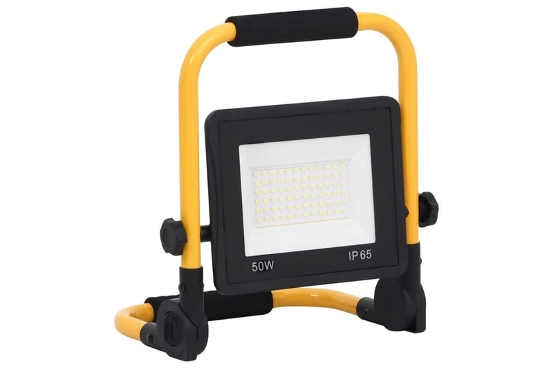 LED-flomlys med håndtak 50 W kaldhvit - Svart - Belysning - Utebelysning