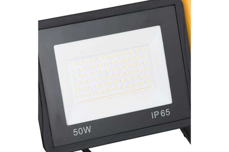 LED-flomlys med håndtak 50 W kaldhvit - Svart - Belysning - Utebelysning