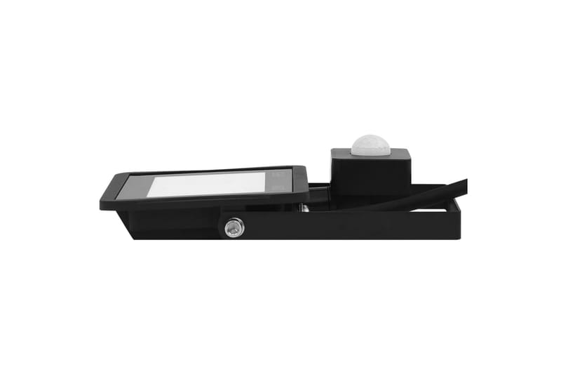 LED-flomlys med sensor 10 W varmhvit - Svart - Lyskaster - Utebelysning - Fasadebelysning