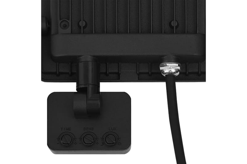 LED-flomlys med sensor 30 W kaldhvit - Svart - Belysning - Utebelysning