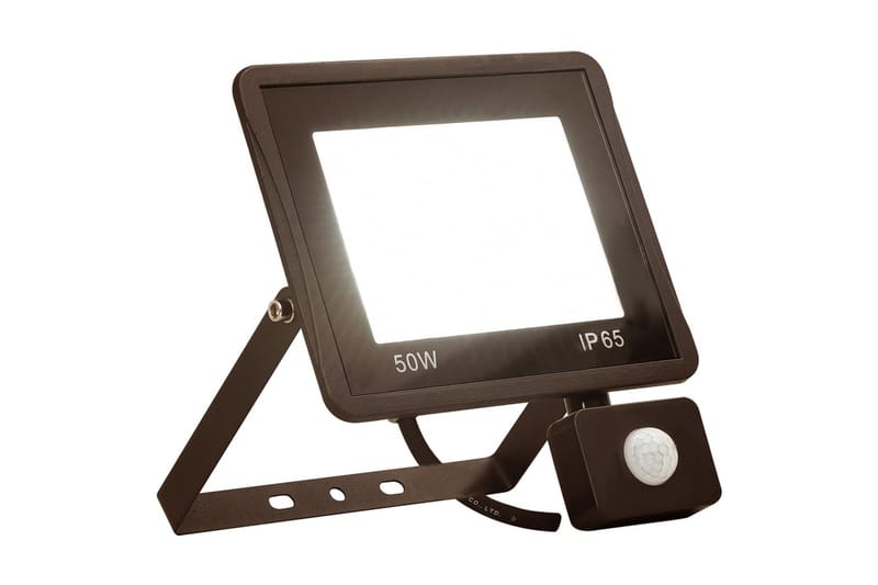 LED-flomlys med sensor 50 W varmhvit - Svart - Belysning - Utebelysning