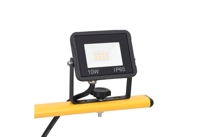 LED-flomlys med stativ 2x10 W varmhvit - Svart - Belysning - Utebelysning