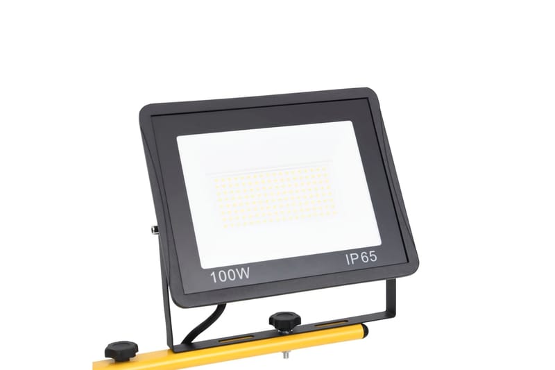 LED-flomlys med stativ 2x100 W kaldhvit - Svart - Belysning - Utebelysning