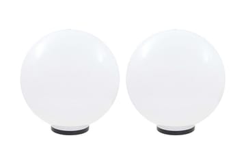 LED-kulelamper 2 stk sfrisk 50 cm PMMA - Belysning - Utebelysning - LED-belysning utendørs
