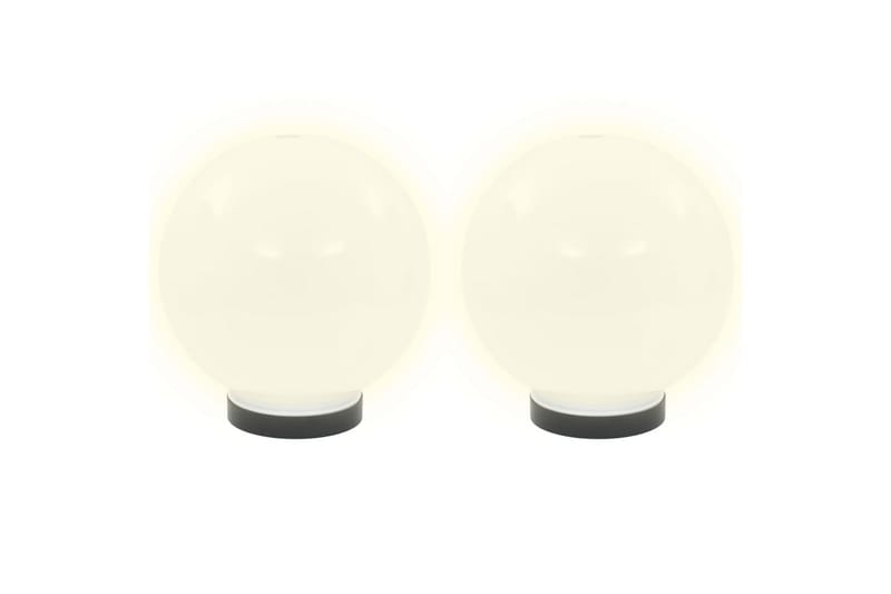LED-kulelamper 4 stk sfrisk 20 cm PMMA - LED-belysning utendørs - Utebelysning - Pullert