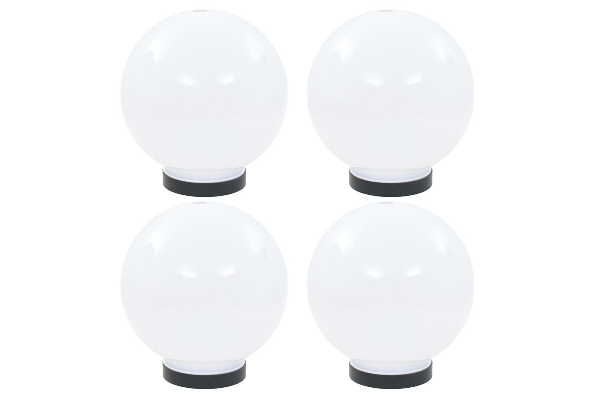 LED-kulelamper 4 stk sfrisk 20 cm PMMA - Belysning - Utebelysning - LED-belysning utendørs
