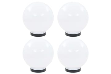 LED-kulelamper 4 stk sfrisk 20 cm PMMA - Belysning - Utebelysning - LED-belysning utendørs