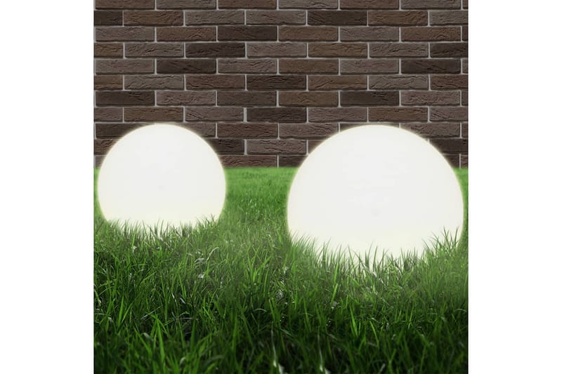 LED-kulelamper 4 stk sfrisk 25 cm PMMA - Belysning - Utebelysning - LED-belysning utendørs