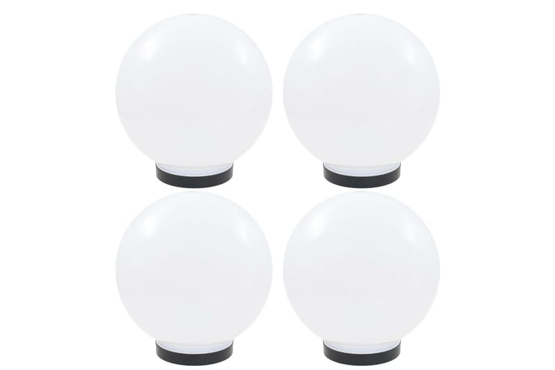 LED-kulelamper 4 stk sfrisk 25 cm PMMA - Belysning - Utebelysning - LED-belysning utendørs