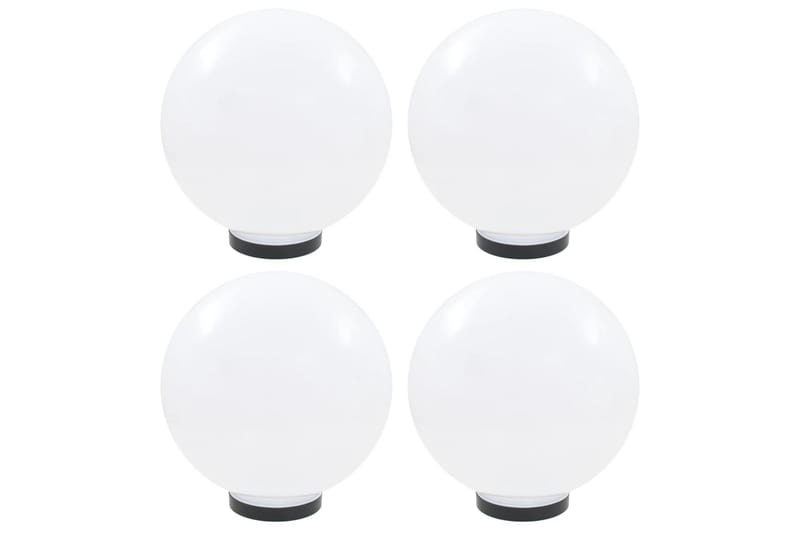 LED-kulelamper 4 stk sfrisk 30 cm PMMA - Belysning - Utebelysning - LED-belysning utendørs