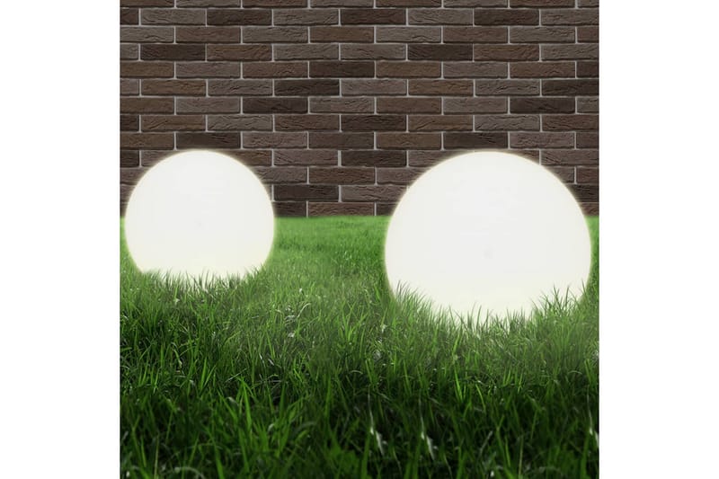 LED-kulelamper 4 stk sfrisk 40 cm PMMA - Belysning - Utebelysning - LED-belysning utendørs