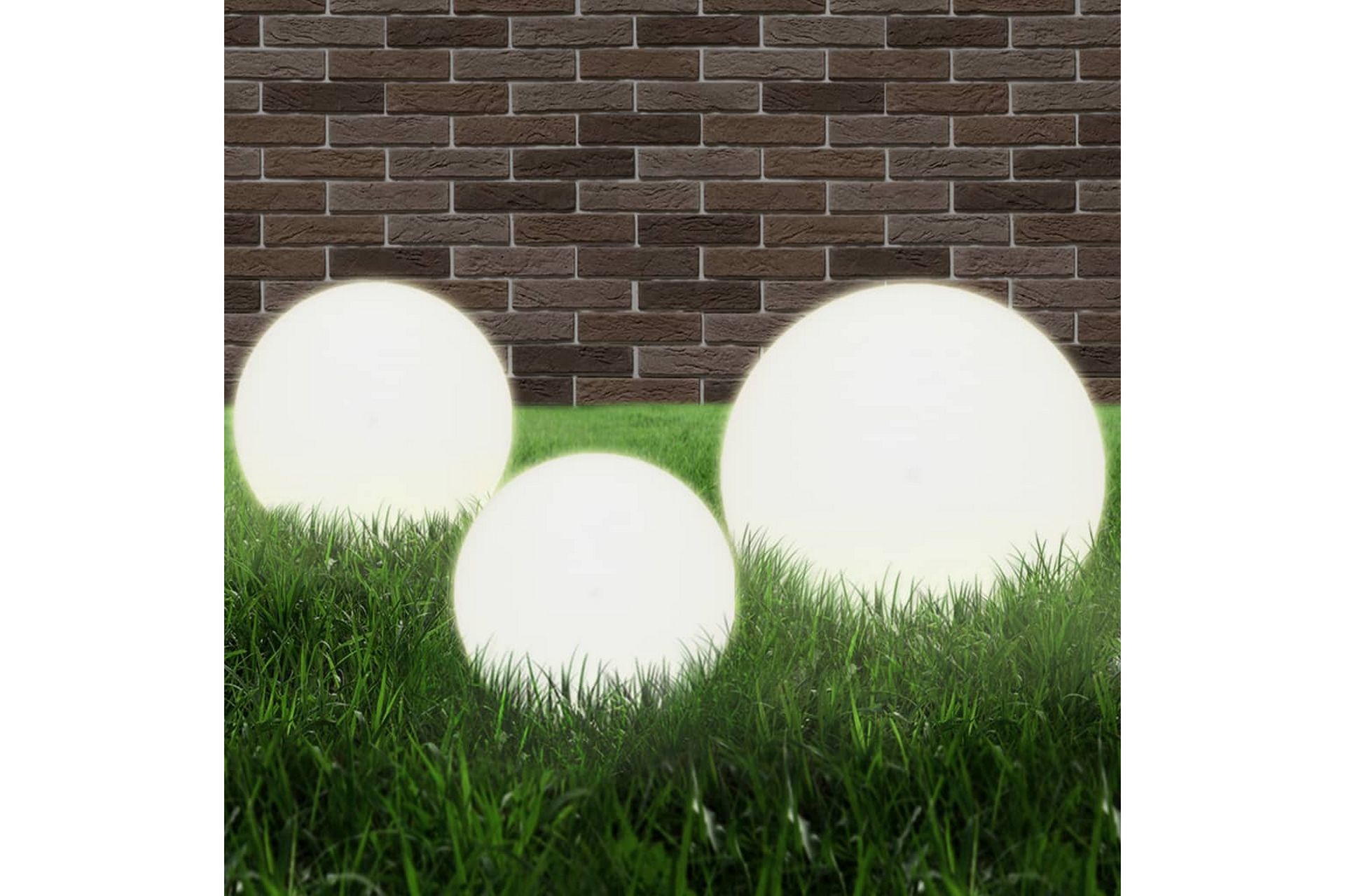 LED-kulelamper 6 stk sfrisk 20/30/40 cm PMMA - Belysning - Utebelysning - LED-belysning utendørs