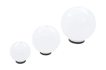 LED-kulelamper 6 stk sfrisk 20/30/40 cm PMMA - Belysning - Utebelysning - LED-belysning utendørs