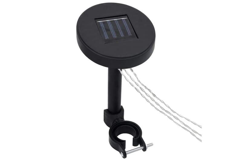 Gazebo lysslynge med solcellepanel - Svart - Belysning - Utebelysning - Lyslenke