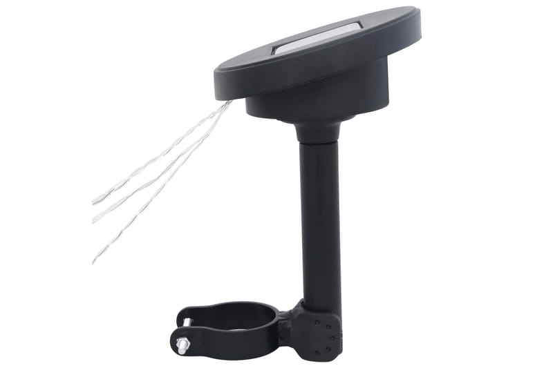 Gazebo lysslynge med solcellepanel - Svart - Belysning - Utebelysning - Lyslenke