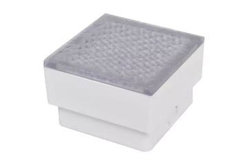 2 LED nedfelte lys 100 x 100 x 68 mm - Hvit - Belysning - Utebelysning - Markbelysning