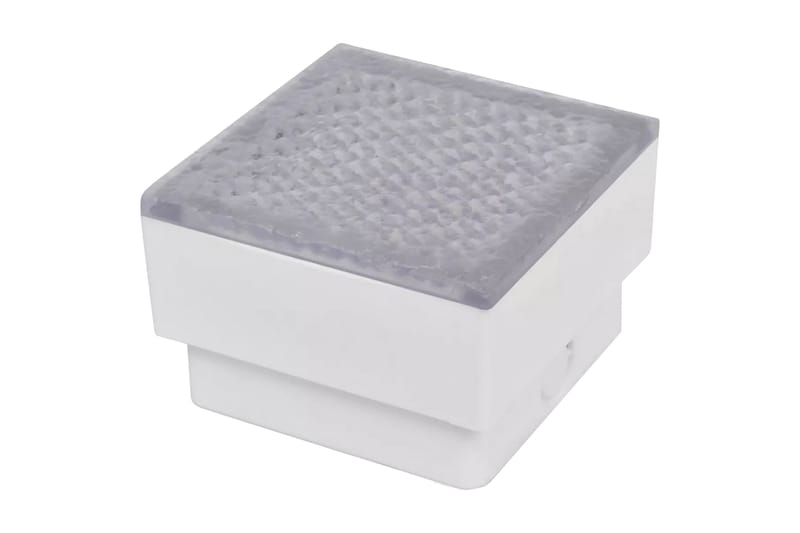 2 LED nedfelte lys 100 x 100 x 68 mm - Hvit - Belysning - Utebelysning - Markbelysning