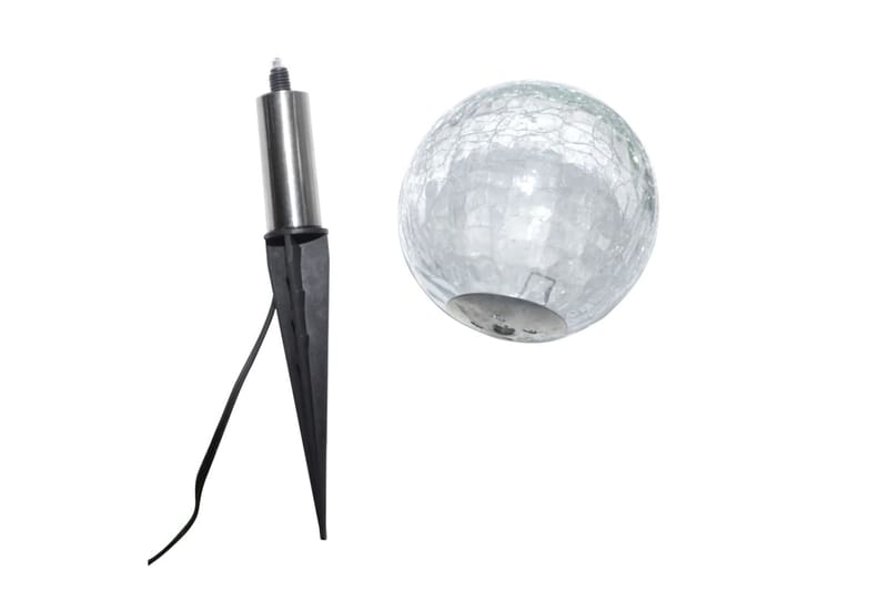 Hagelys 6 stk LED med jordspyd og solcellepaneler - Utebelysning - Markbelysning - Entrébelysning