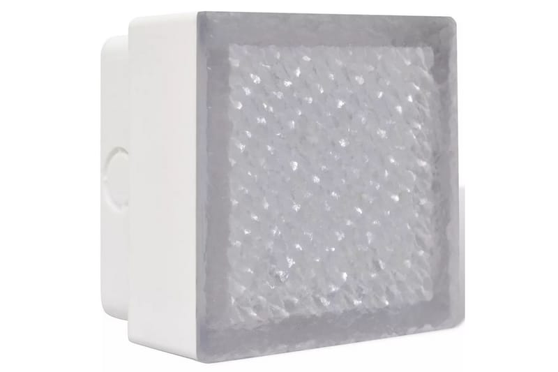 LED-bakkelys 12 stk 100x100x68 mm - Hvit - Belysning - Utebelysning - Markbelysning