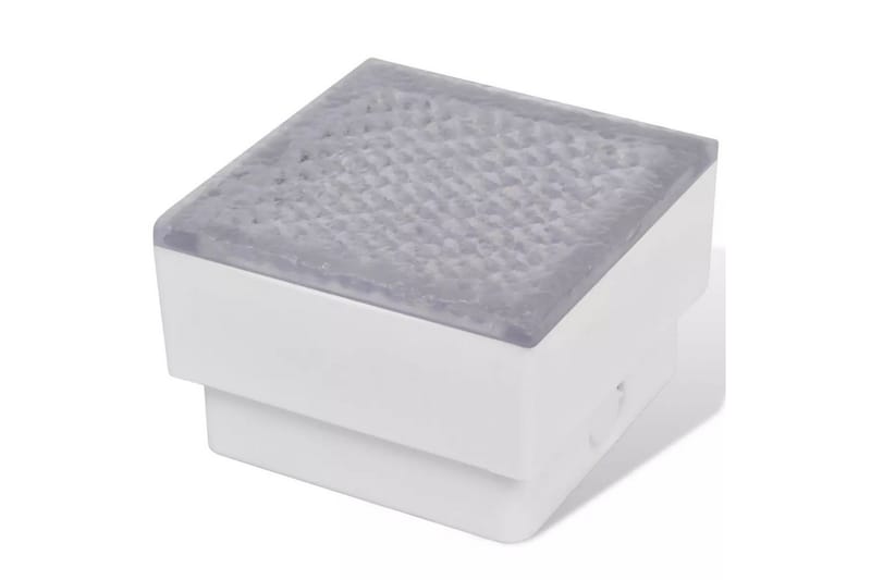 LED-bakkelys 12 stk 100x100x68 mm - Hvit - Belysning - Utebelysning - Markbelysning