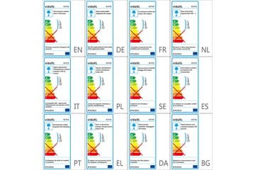 LED-bakkelys 12 stk 100x100x68 mm - Hvit - Belysning - Utebelysning - Markbelysning