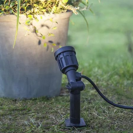 LED-spotlight utendørsbelysning 5,5 cm - Svart - Belysning - Utebelysning - Markbelysning - Hagespotlight