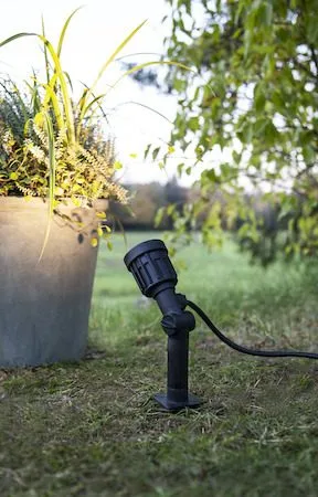 LED-spotlight utendørsbelysning 5,5 cm - Svart - Belysning - Utebelysning - Markbelysning - Hagespotlight